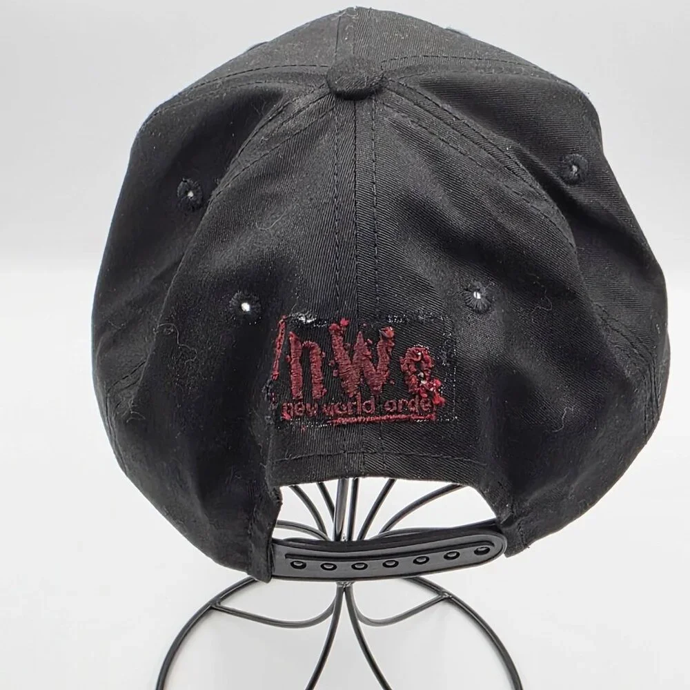 Vintage WCW nWo Hat Cap Snap Back Mens One Size Wrestling Sting Wolfpac 90s